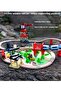 Electric High-Speed Toy Train Set with Wooden Track,Educational Building Toy for Kids - 2