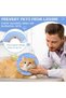 Soft Cat Recovery Cone,Adjustable Elizabethan Collar for Small and Large Cats,Post-Surgery Protective Shield - 2