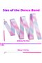 14Pcs Sparkling Dance Ribbon Wands for Kids Girls, Mermaid Princess Twirling Streamers, Ballet Gymnastics Ribbon, Birthday Party Favors Decor Outdoor Toy - 4