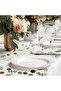500Pcs Greenery Wedding Table Confetti,Sage Green and Gold Eucalyptus Paper Scatter for Engagement and Birthday Parties - 7