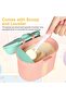 Portable Baby Formula Dispenser with Scoop and Leveler,360g Capacity,Pink - 4