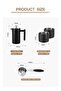 4 Pcs Stainless Steel French Press Coffee Maker Gift Set,1000ml Double Wall Insulated Cafetiere for Home and Camping - 3