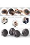 Funny Human Face Emotion Squeeze Ball,Creative Stress Relief Fidget Toy for Kids and Grown-up,Black - 3