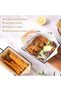 Greaseproof Parchment Paper Sheets,Non-Stick Wax Baking and Deli Wrapping Paper for Sandwiches and Picnics,20x20x1.5 cm - 3