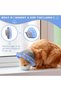 Soft Cat Recovery Cone,Adjustable Elizabethan Collar for Small and Large Cats,Post-Surgery Protective Shield - 4