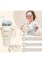 Water Bottle Carrier Strap for 30 oz and 40 oz Tumblers,Adjustable Shoulder Strap with Holder,Keyring and Straw Cover,Pack of 3 - 6