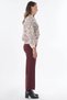 Pearl Embroidered Bomber Jacket Brown - 6