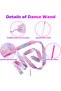 14Pcs Sparkling Dance Ribbon Wands for Kids Girls, Mermaid Princess Twirling Streamers, Ballet Gymnastics Ribbon, Birthday Party Favors Decor Outdoor Toy - 3