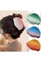 3 Pcs Hair Claw Clips,Acetate Banana Barrettes,French Butterfly Jaw Clips,Mermaid Color Crab Hairpin,Leopard Print Stylish Hair Accessories for Women Girls - 5