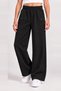Girl's Wide-Leg Sweatpants - with Pockets and Zipper Detail - 3