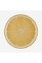 Lemon Yellow Ceramic Serving Plate 33 cm
