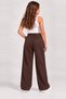 Girl's Wide-Leg Sweatpants - with Pockets and Zipper Detail - 4