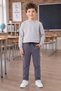 Double Legged Boys' Trousers with Tie Waist
