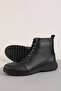 Genuine Leather Lace up Boots - 3