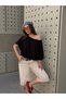 Women's Poncho Soft and Flexible Fabric Off-The-Shoulder Black Blouse - 5