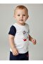 Baby Boy Cotton Marine Themed Fine Textured Tracksuit Set - 2