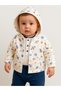 3-Piece Organic Space Patterned Baby Tracksuit Set