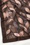 Coffee Leaf Symphony Patterned Cashmere Shawl - 3