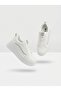 Natte premium daily white lace-up women's sneakers - 7