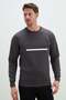 3 Yarn Printed Crew Neck Sweatshirt - 2