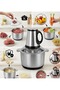 5L Denx Multifunctional meat grinder and slicer with 850 watts power and 5-liter capacity DX3202 - 4
