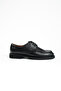 Men's Genuine Flotur Leather Lace-Up Daily Casual Shoes Eva Sole Black - 2