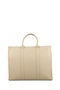 Women's Strap Handbag Cream - 5