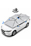 Silver Semi-Auto Car Sunshade SUV Mobile Car Sun Shade - 8