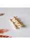 Surgical Steel Solitaire Earring Set 3 Pieces Rose Gold Color - 6