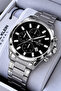Gift Original Men's Wristwatch 3 ATM Waterproof Silver Color Steel Strap Dke2023c1