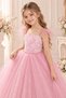 Pink Fluffy Dress, Ostrich Feather Birthday Dress, Children's Evening Dress - 3
