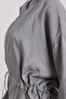Stone Hooded Woven Jacket Lby0087 Gray - 6