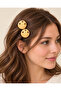 2-Piece Chocolate Cookie Design Hair Clips – with Metal Clips - 2