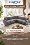 Jacquard L Corner Sofa Cover ,Sofa Cover Shawl Pattern (350cm) - 3