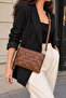 Women's Knitted Patterned Portfolio Clutch Bag |   Adjustable Crossbody Hand and Shoulder Bag - 3