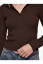 Camisole Long Sleeve Slim Fit Polo Collar T-Shirt - 4