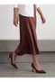 Luna Gala Women's Pointed Toe Thin Heeled Shoes 00123004 Matte Brown