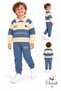 Winter 2-3-4-5 Years Old 3-Strand Knitted Set