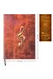 Music Notebook (DO KEYED) 100% Handmade, Hand Stitched (WIRED) Coated Bound (A/5) - 7