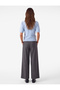 Soft Textured Short Sleeve Turtleneck Knitwear Sweater - 3