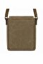 Unisex Camel Canvas Shoulder Bag – Casual Messenger Bag with Flap and Pockets - 5