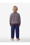 Cotton Crew Neck Long Sleeve Striped Oversize Sweatshirt - 2