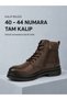 Men's Leather Ankle Boots Men's Leather Cold-Resistant Winter Orthopedic Boots with Fur Inside - 2