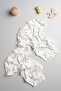 2-Piece Set Camisole Envelope Collar Newborn Baby and Children's Bodysuit - 2