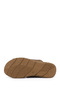 Women's Hazelnut Padded Sole Genuine Leather Slippers - 6