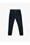 Cotton Regular Waist Slim Fit Jean Pants - Brad Jean - 5
