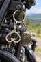 Steel Keychain Lucky Bell Guardian Bell – "Trust Me Turn" Model Special Design Protective Luck Bell - 2