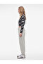 Pleated Balloon Sweatpants with Raised Waistband, Laces and Pockets - 2