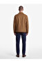 Regular Fit Long Sleeve Flap Pocket Shirt Collar Buttoned Cashmere Jacket - 3