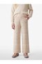 Wide Leg Knitwear Trousers with Elastic Waist - 4